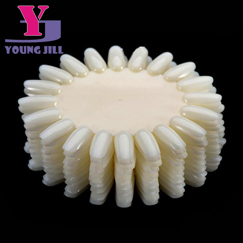 Nail Art Viral - 10Pcs Natural White Fake Nail Art