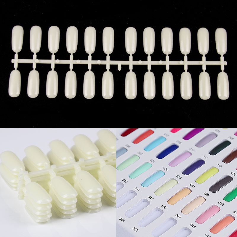 Nail Art Viral - Nail Display Tips Natural Color Design