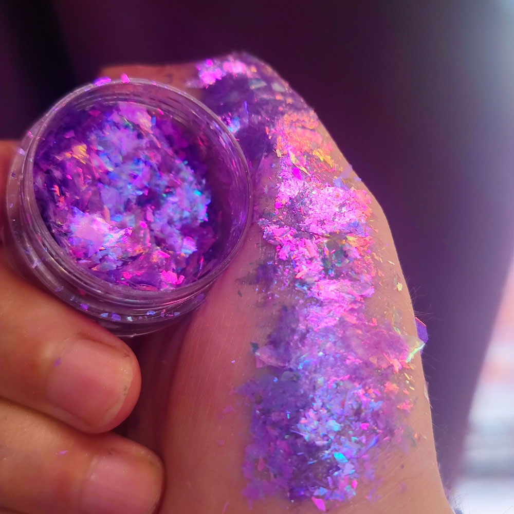 Sparkly Chameleon Nail Opal Fl - Nail Glitter Chrome บทวิจารณ์และราคา