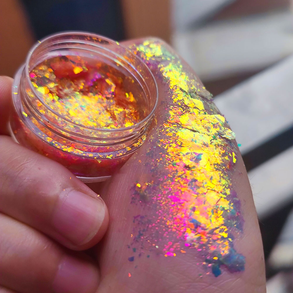 Sparkly Chameleon Nail Opal Fl - Nail Glitter Chrome บทวิจารณ์และราคา