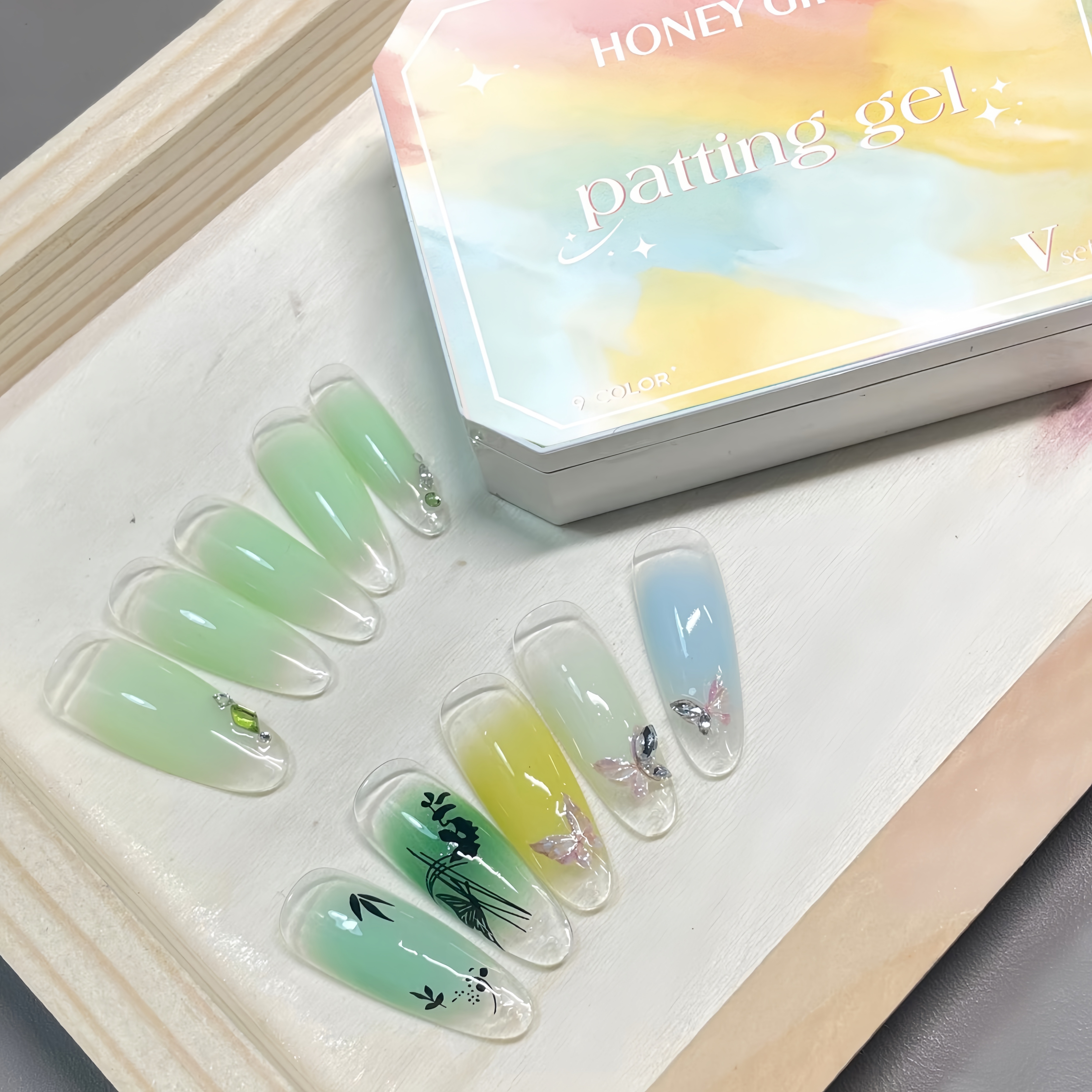 9-color solid nail polish,Bean - Nail Art Halal บทวิจารณ์และราคา