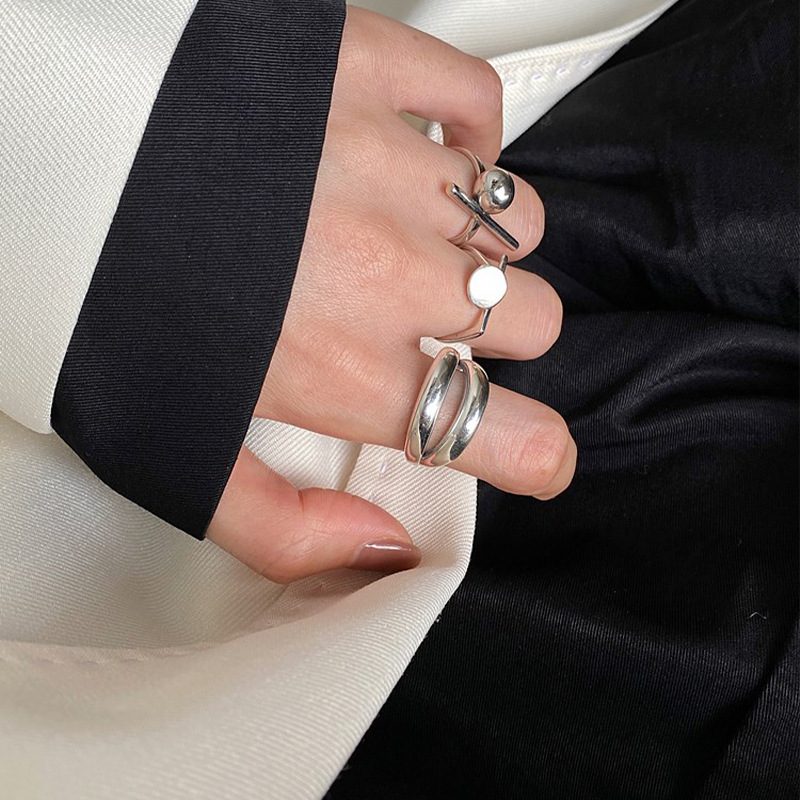 925 Sterling Silver Rings New  - Nail Art France บทวิจารณ์และราคา