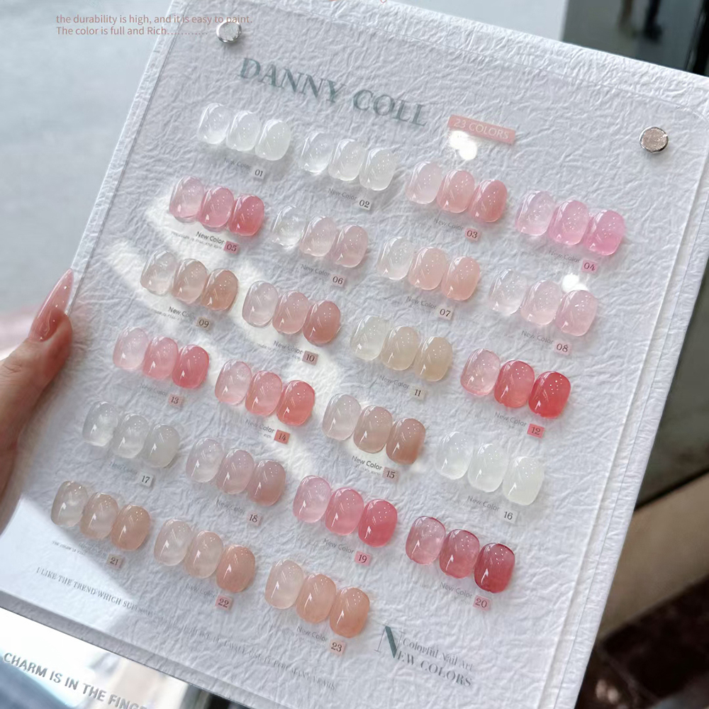 23 Pcs France Naked Color Gel  - Nail Art France บทวิจารณ์และราคา