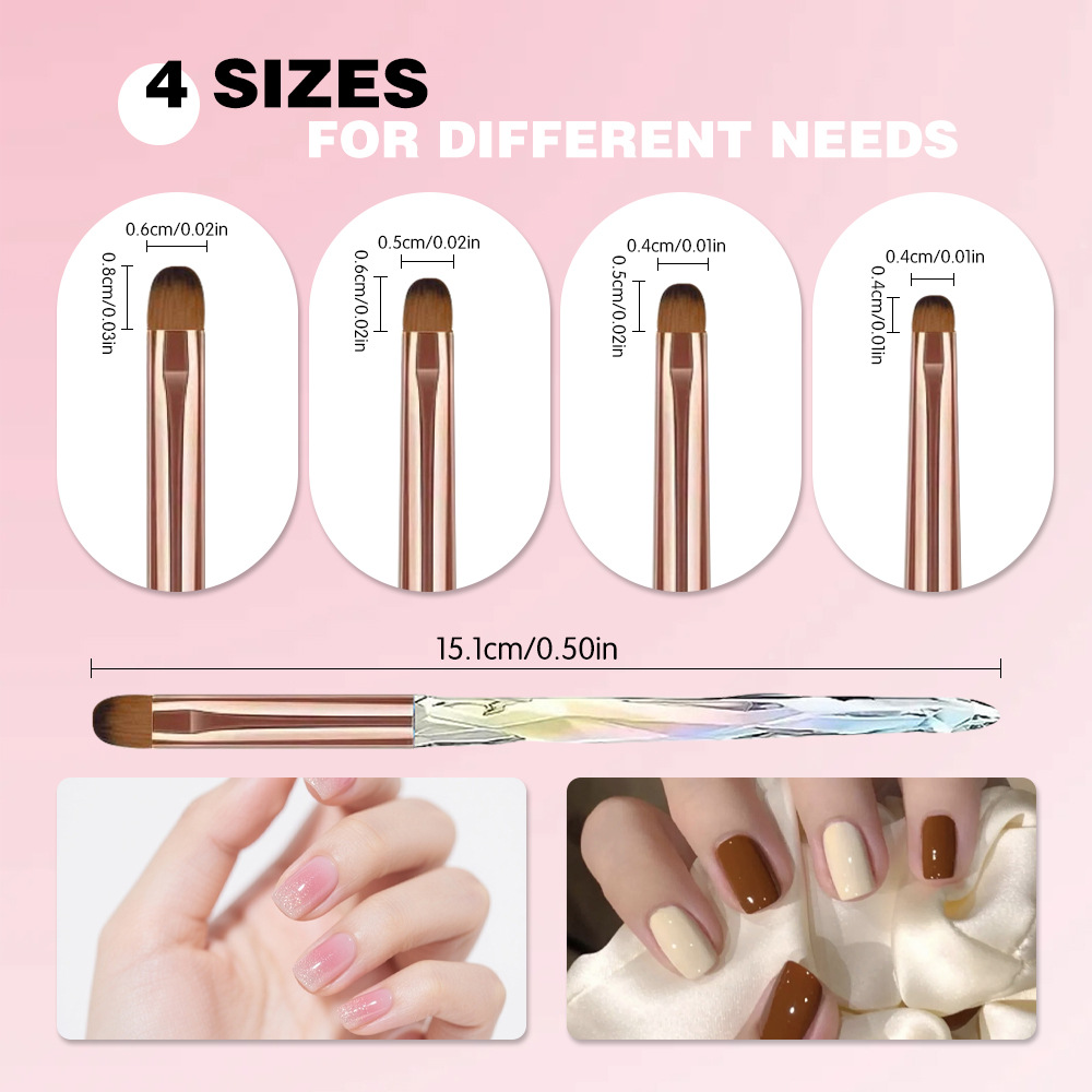 Nail Brush for Nail Art Design - Nail Art Viral บทวิจารณ์และราคา