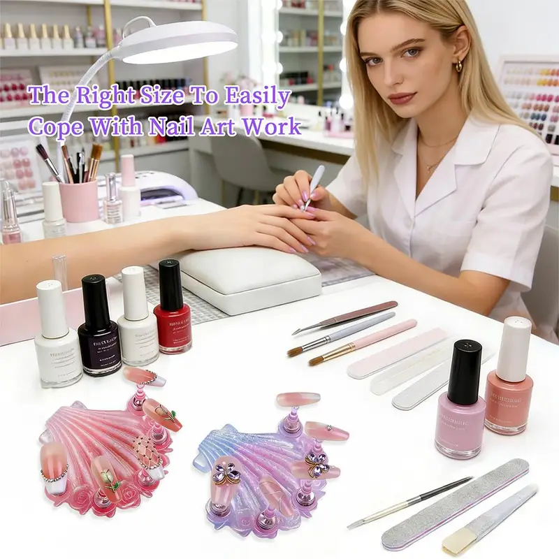 1Set Magnetic Nail Art Display - Nail Art Viral บทวิจารณ์และราคา