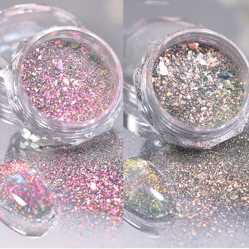 1 Box Multichrome Chameleonic  - Nail Glitter Chrome บทวิจารณ์และราคา