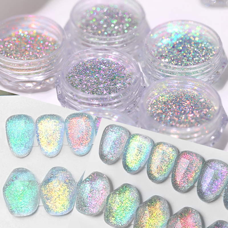 1 Box Multichrome Chameleonic  - Nail Glitter Chrome บทวิจารณ์และราคา