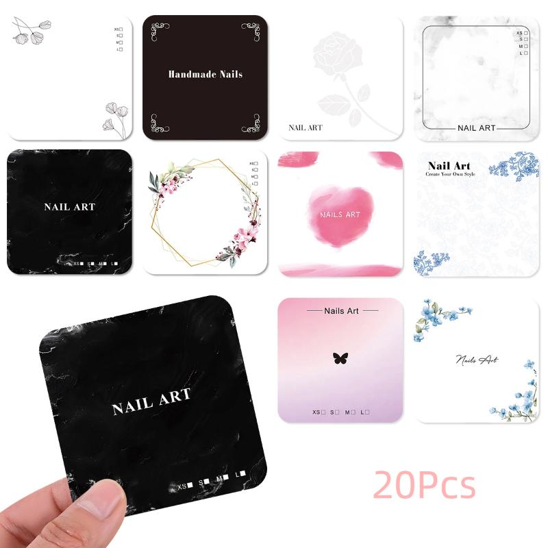 20 Sheets Press On Nail Bottom - Nail Art Viral บทวิจารณ์และราคา