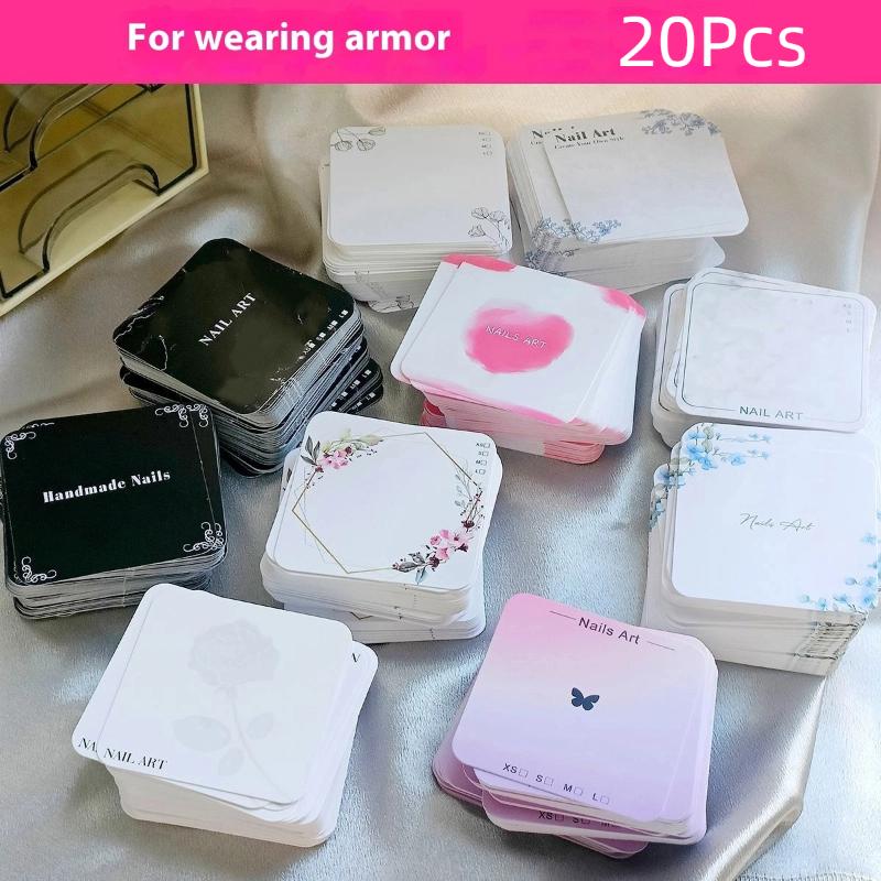 20 Sheets Press On Nail Bottom - Nail Art Viral บทวิจารณ์และราคา