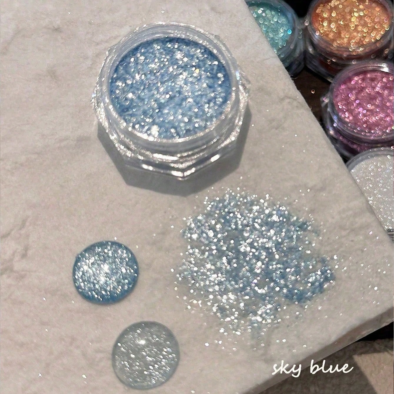 Sea Salt Crystal Diamond Nail  - Nail Glitter Chrome บทวิจารณ์และราคา