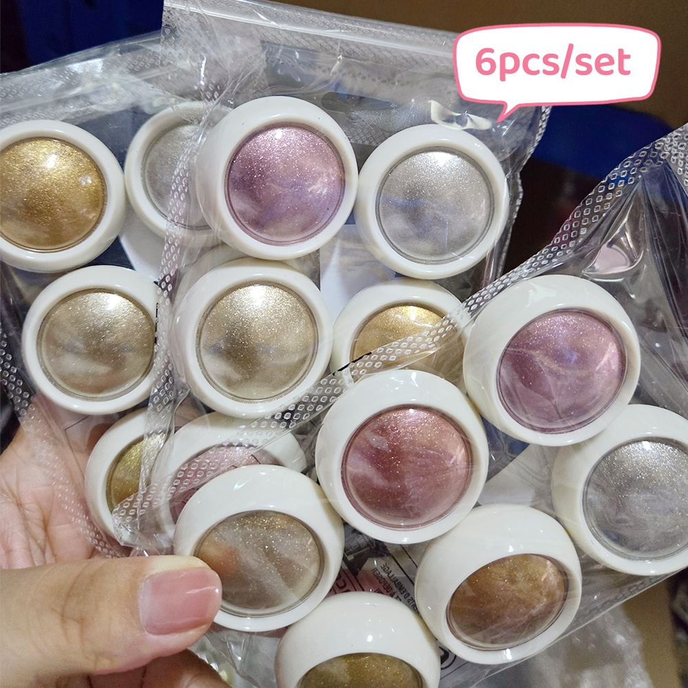 6 Pcs Fantasy Mirror Chrome Ef - Nail Glitter Chrome บทวิจารณ์และราคา