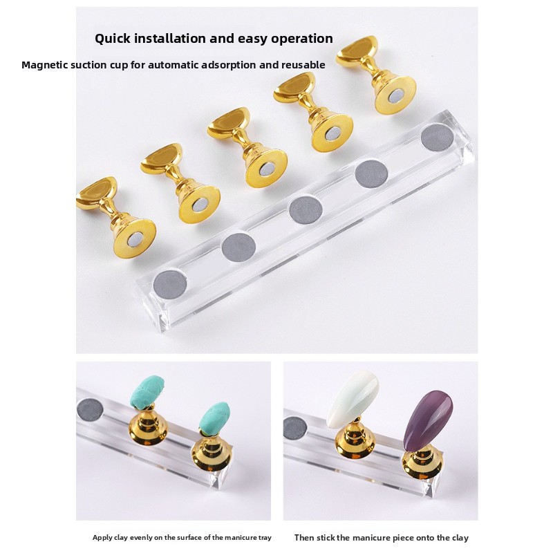 1set Nail Tip Holder Japanese  - Nail Art Viral บทวิจารณ์และราคา