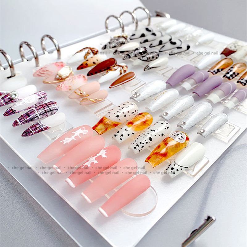Nail Tips Art Display Storage  - Nail Art Viral บทวิจารณ์และราคา