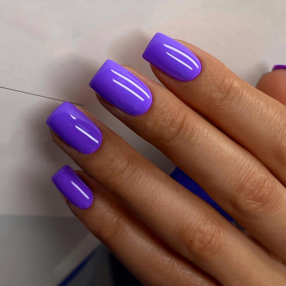 24p French Short Solid Color F - Nail Art Simple Elegant บทวิจารณ์และราคา