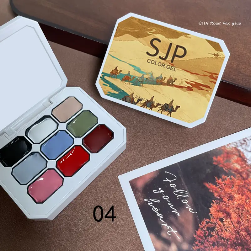 9 Colors Solid Nail Polish Pal - Nail Art Halal บทวิจารณ์และราคา