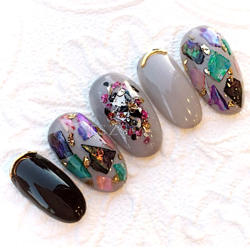 TSZS 200pcs Short Medium Oval  - Nail Art Viral บทวิจารณ์และราคา