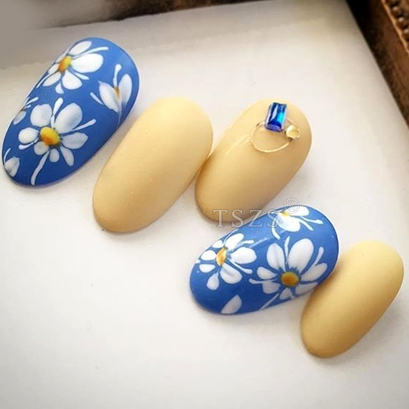 TSZS 200pcs Short Medium Oval  - Nail Art Viral บทวิจารณ์และราคา