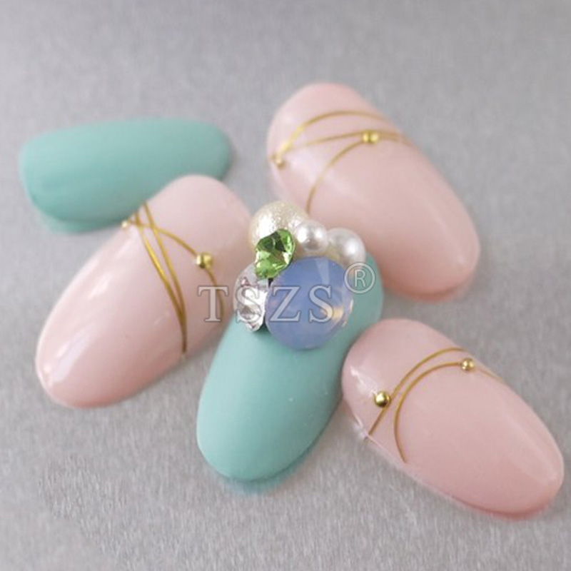 TSZS 200pcs Short Medium Oval  - Nail Art Viral บทวิจารณ์และราคา