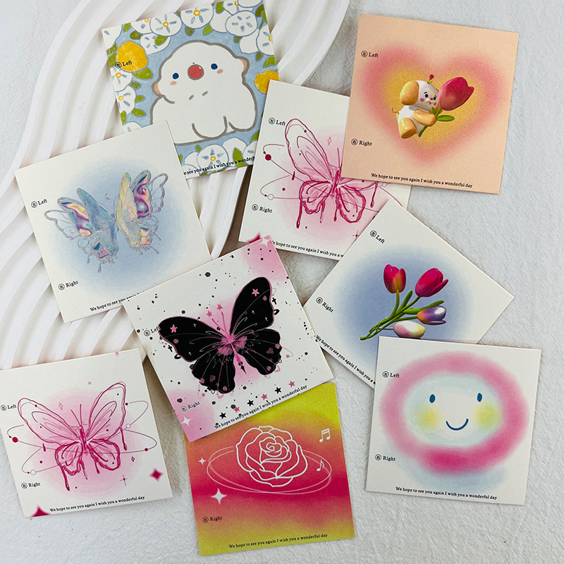 50Pcs 6.5x6.5cm 8x8cm Press On - Nail Art Viral บทวิจารณ์และราคา