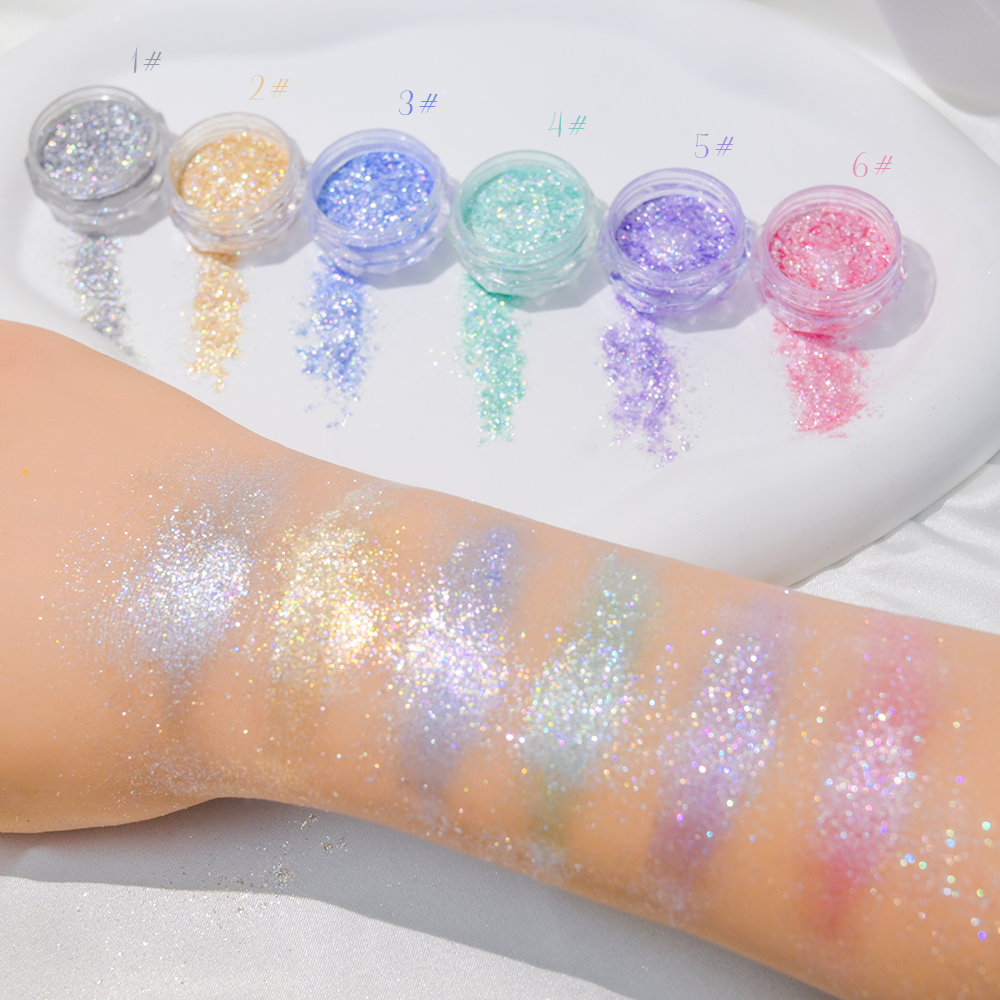 Super Shiny Gold Opal Nail Pow - Nail Glitter Chrome บทวิจารณ์และราคา
