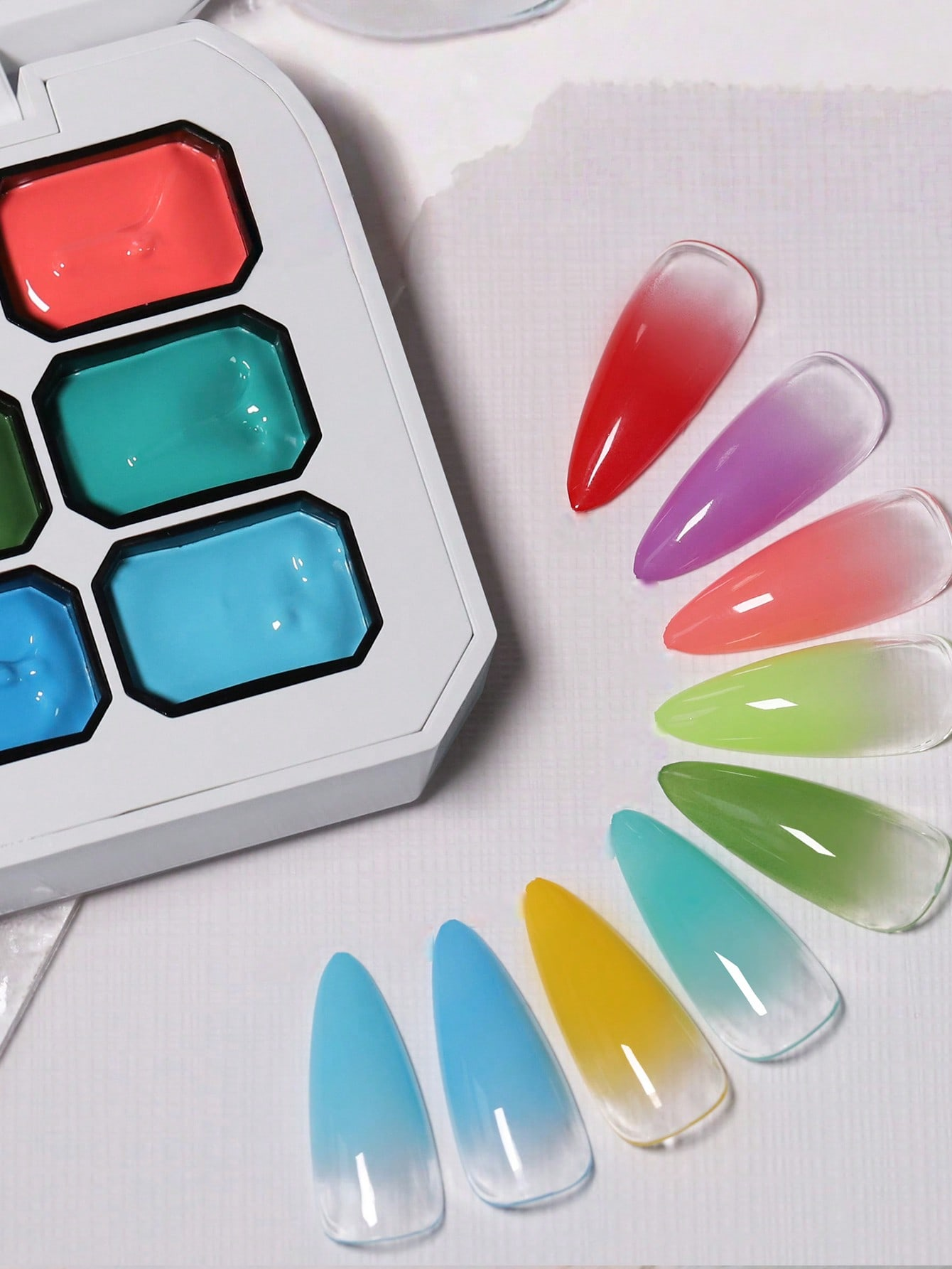 9-Color Summer Color Y2K Dopam - Nail Art Halal บทวิจารณ์และราคา