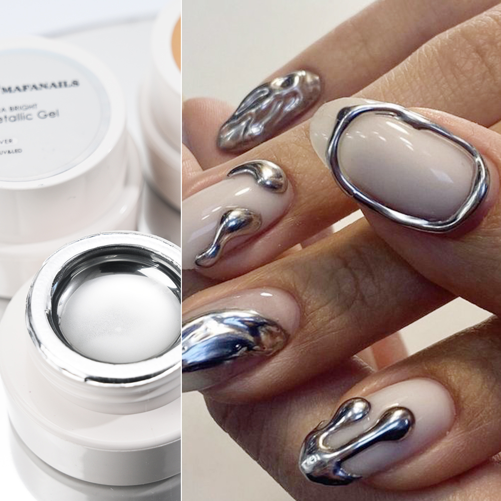 8g/Jar Y2K Mirror Metallic Pai - Nail Glitter Chrome บทวิจารณ์และราคา