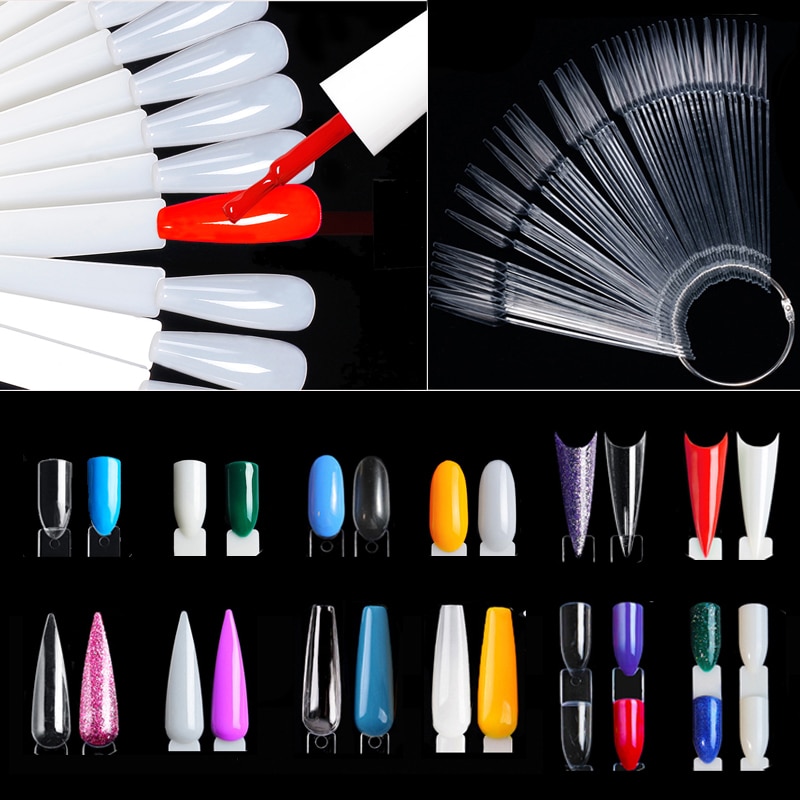 Nail Display Sticks Clear Natu - Nail Art Viral บทวิจารณ์และราคา