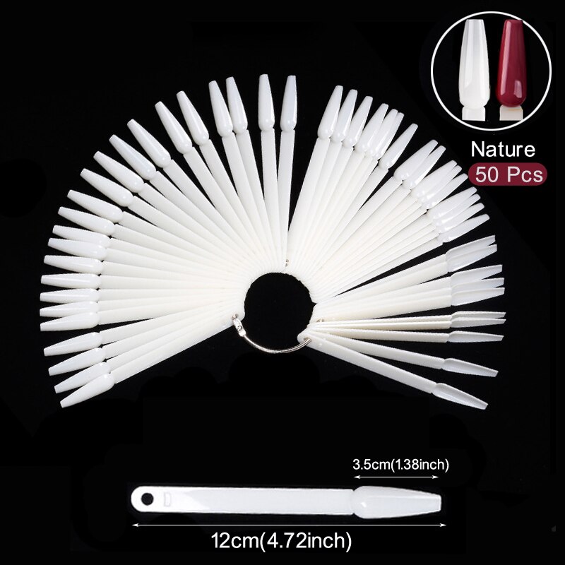 Nail Display Sticks Clear Natu - Nail Art Viral บทวิจารณ์และราคา