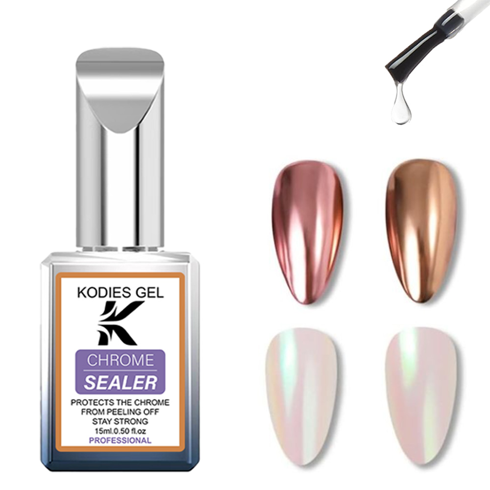 KODIES GEL Chrome Top Coat No  - Nail Glitter Chrome บทวิจารณ์และราคา