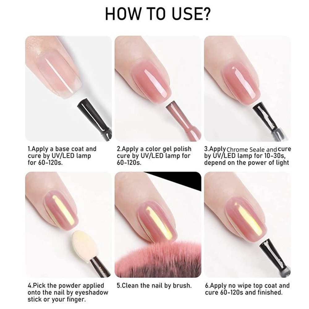 KODIES GEL Chrome Top Coat No  - Nail Glitter Chrome บทวิจารณ์และราคา