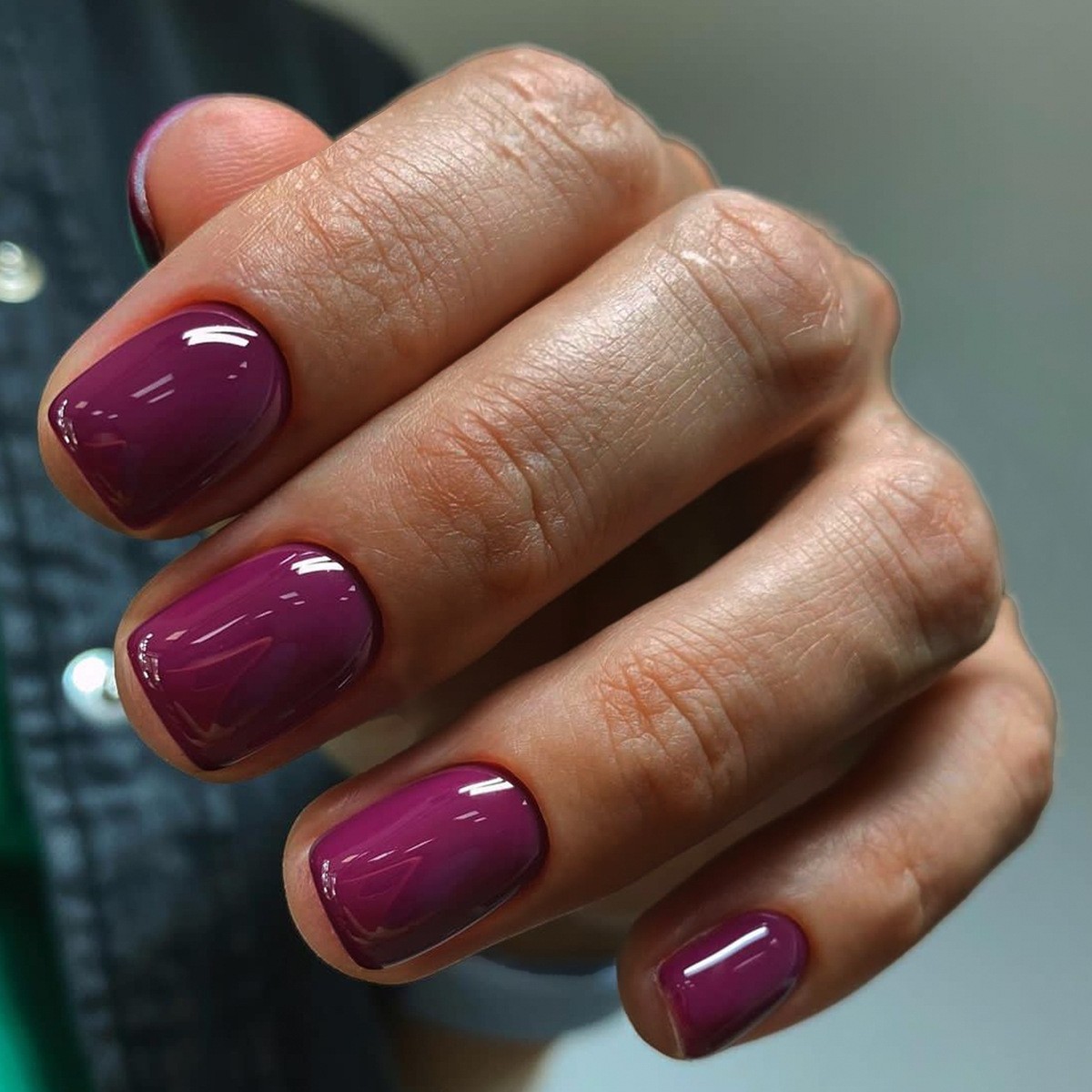 24p French Short Solid Color F - Nail Art Simple Elegant บทวิจารณ์และราคา