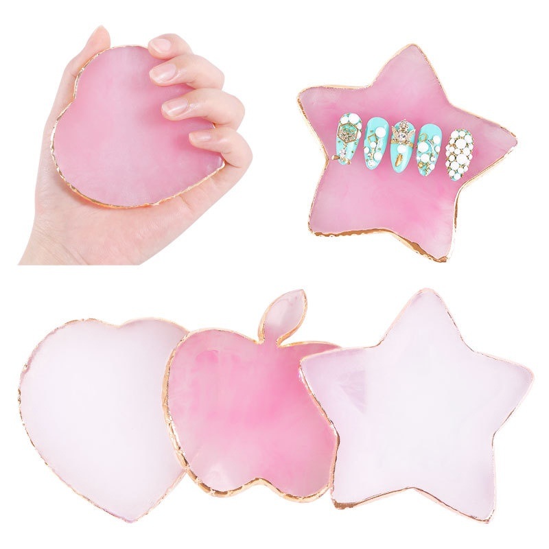 Resin Agate Stone Nail Art Pal - Nail Art Viral บทวิจารณ์และราคา
