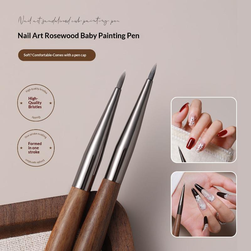 7mm Sandalwood Nail Art Brush  - Nail Art Kaki บทวิจารณ์และราคา