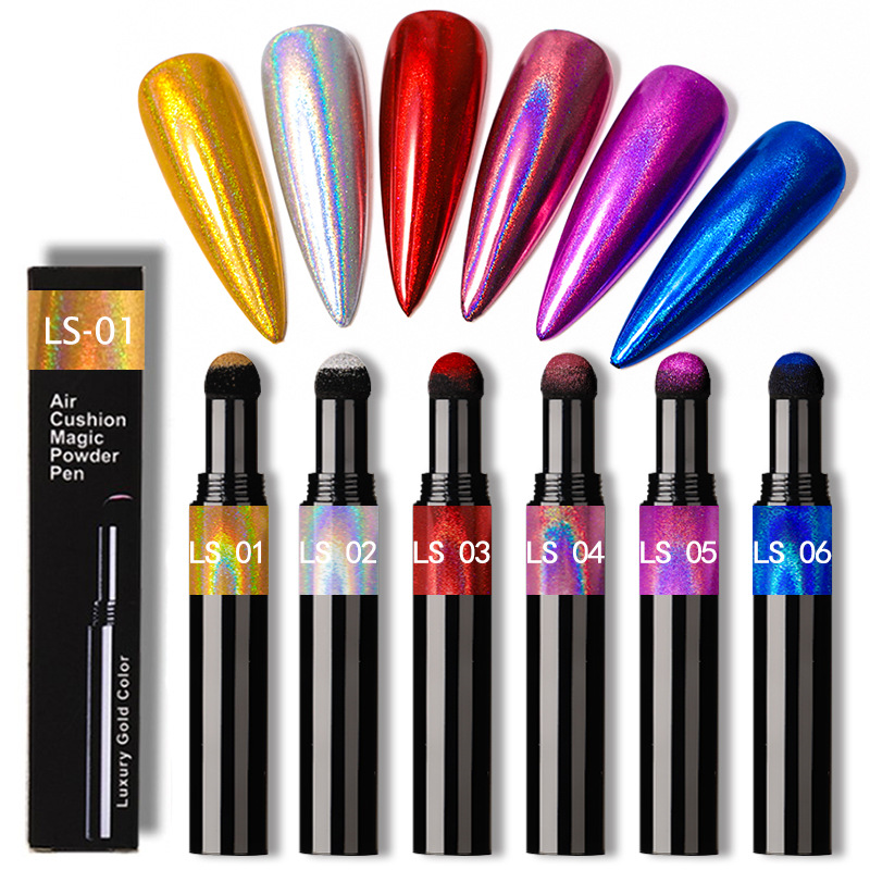 Nail Art Glitter Mirror Powder - Nail Glitter Chrome บทวิจารณ์และราคา