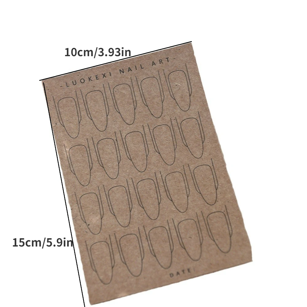 Nail Practice Paper Jam Transp - Nail Art France บทวิจารณ์และราคา