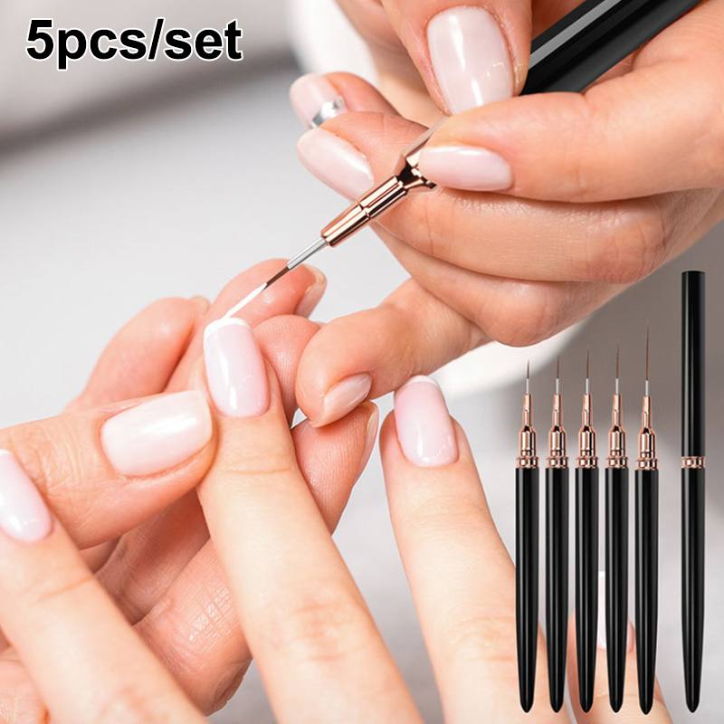 #5Pcs/Set Professional Nail Ar - Nail Art Kaki บทวิจารณ์และราคา