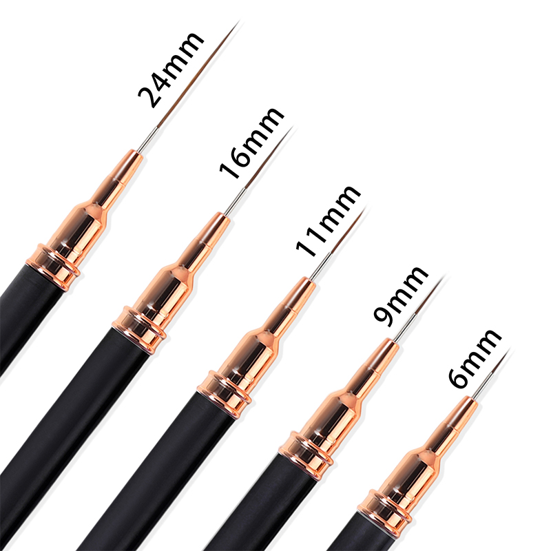 #5Pcs/Set Professional Nail Ar - Nail Art Kaki บทวิจารณ์และราคา