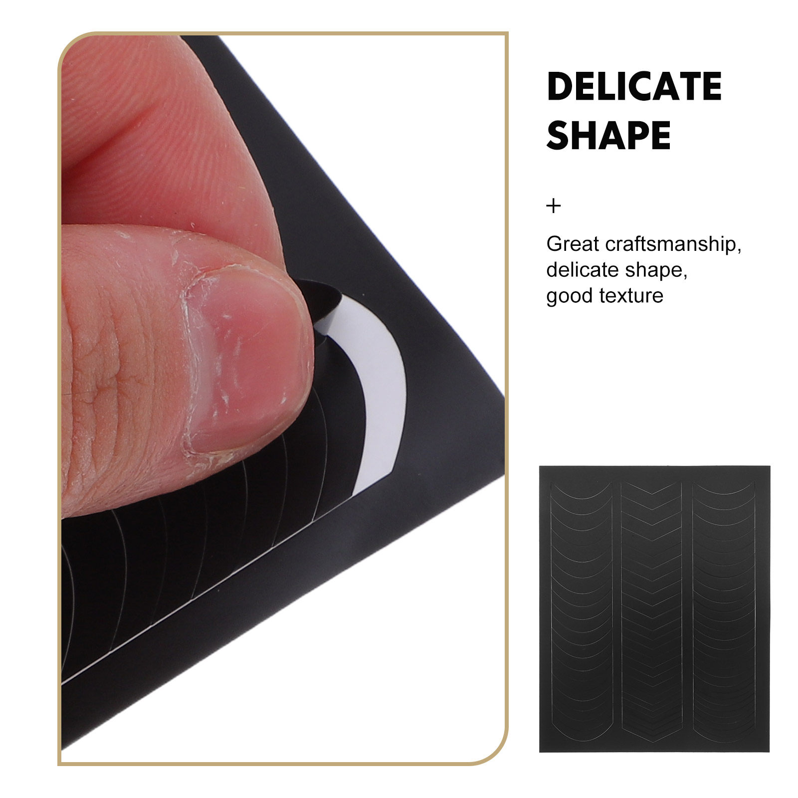 6 Sheets French Tip Nail Decal - Nail Art Simple Elegant บทวิจารณ์และราคา