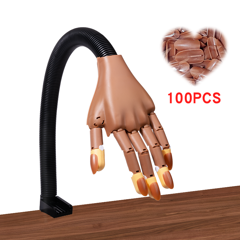 Nail Fake Practice Hand Movabl - Nail Art Viral บทวิจารณ์และราคา