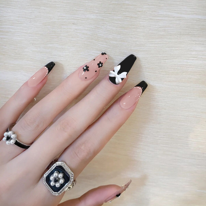 24Pcs/Box Blush France T Long  - Nail Art France บทวิจารณ์และราคา
