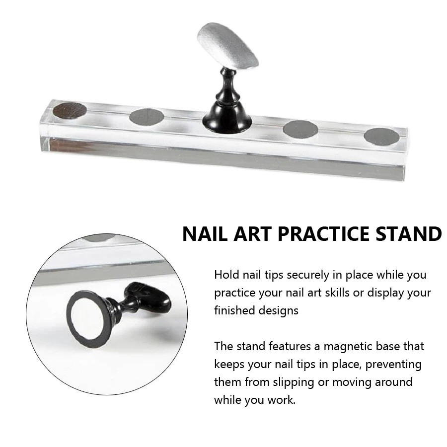 5Pcs Nail Art Practice Display - Nail Art Viral บทวิจารณ์และราคา