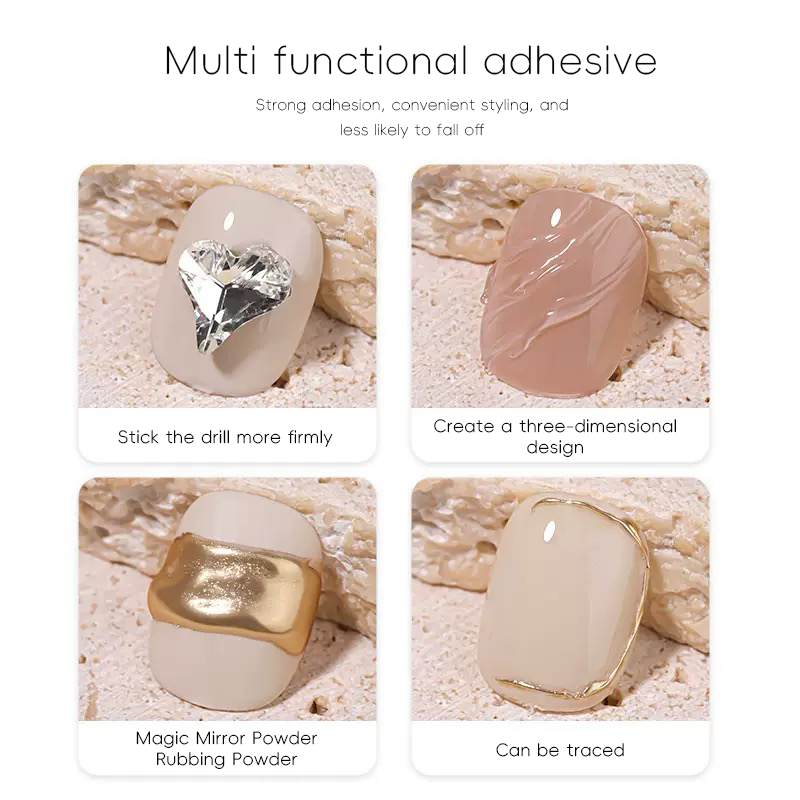 5ml 3D Clear Nail Gel Mirror P - Nail Art Halal บทวิจารณ์และราคา