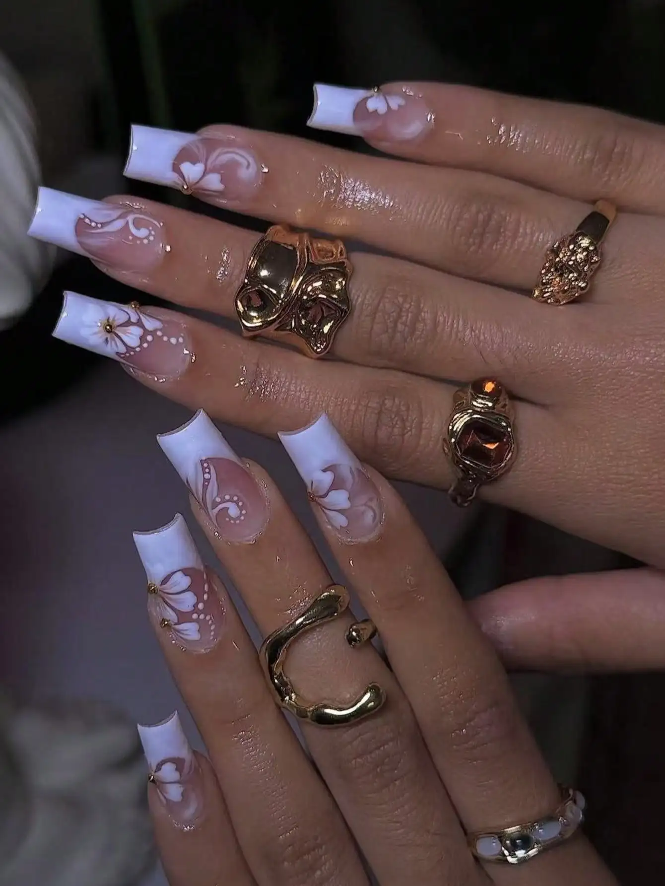 Upgrade Your Look,24Pcs Mid Re - Nail Art Simple Elegant บทวิจารณ์และราคา