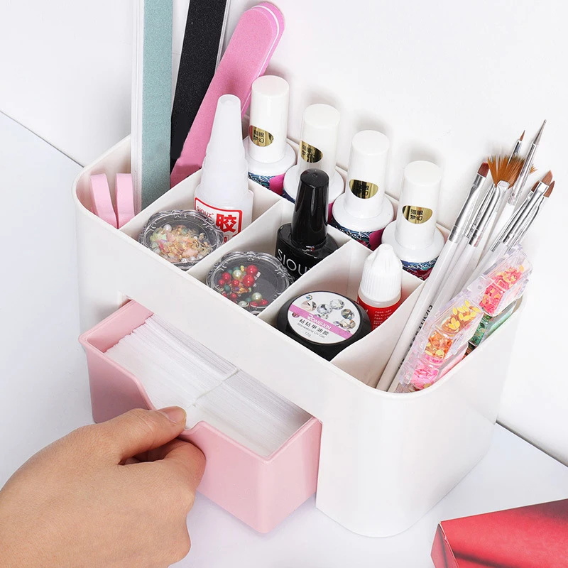 Nail Art Organizer Desktop Dra - Nail Art Kaki บทวิจารณ์และราคา