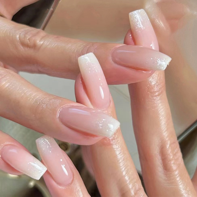24Pcs Summer Orange Square Wea - Nail Art Simple Elegant บทวิจารณ์และราคา