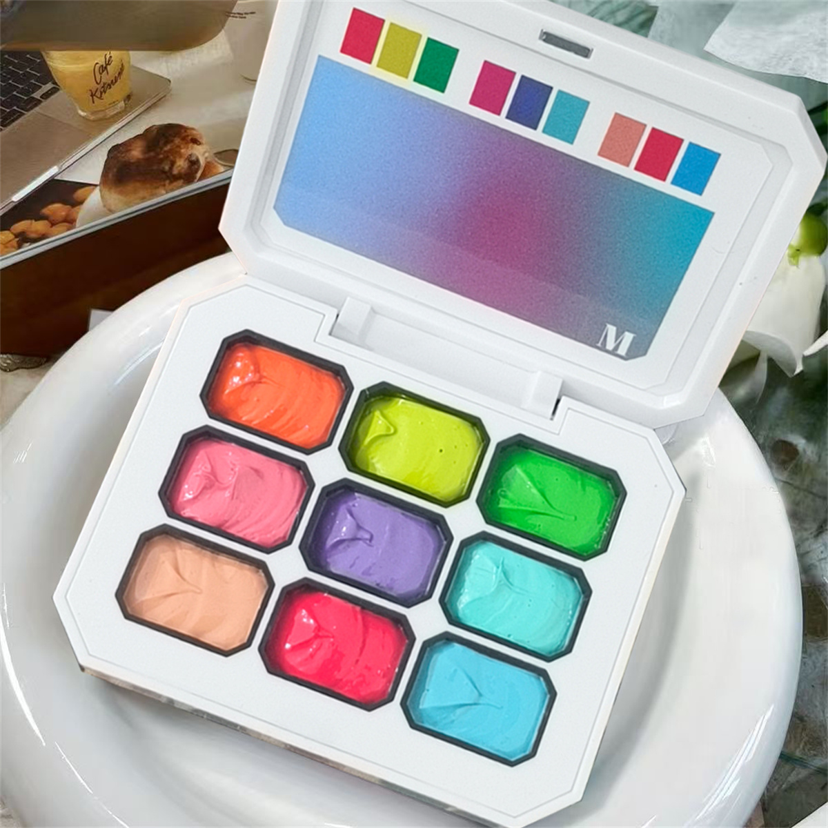1pc 9-color solid nail polish  - Nail Art Halal บทวิจารณ์และราคา