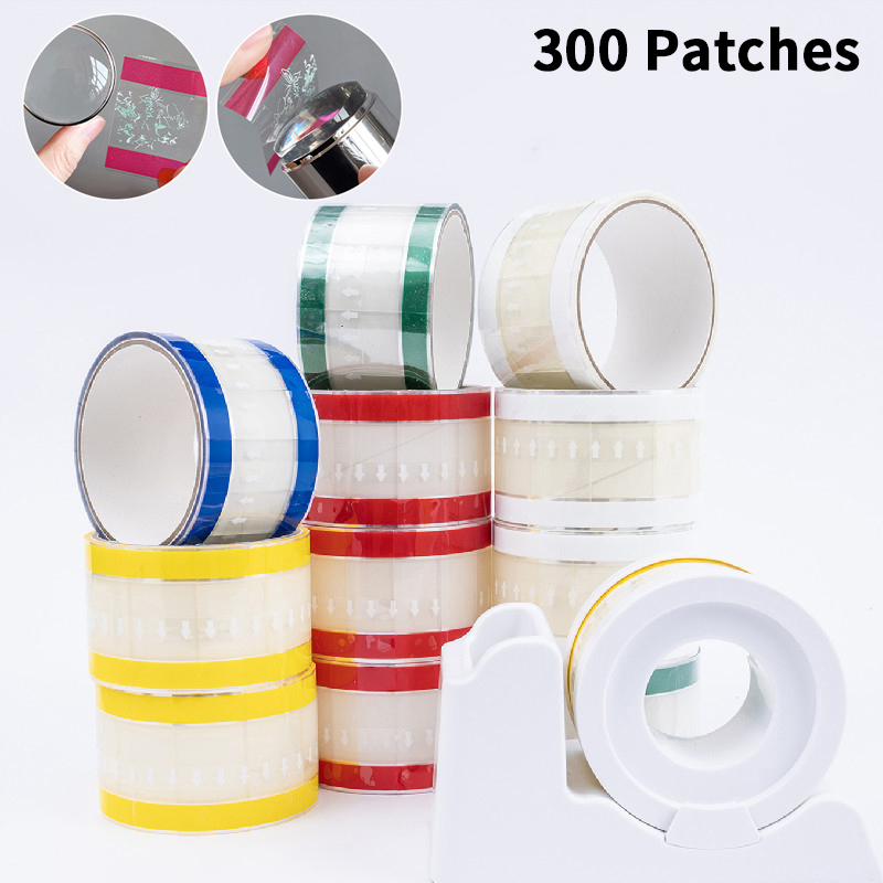 300Pcs Nail Stamp Cleaner Shee - Nail Art Halal บทวิจารณ์และราคา
