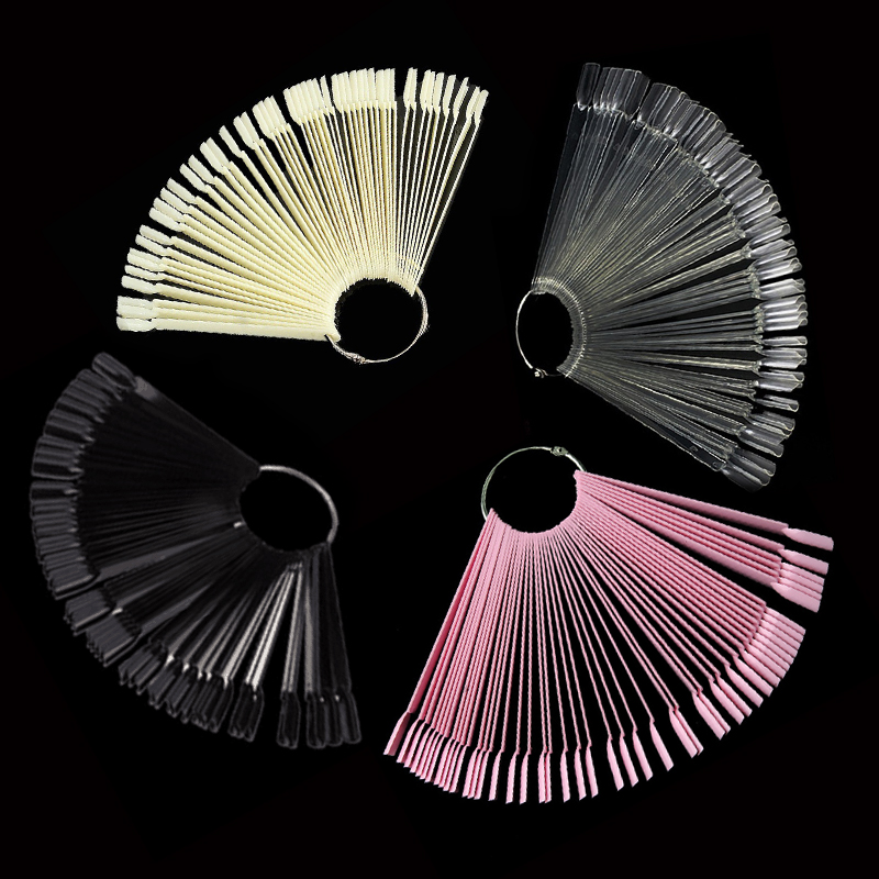 4Color 50pcs False Nail Tips F - Nail Art Viral บทวิจารณ์และราคา