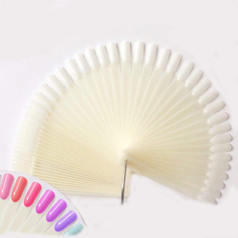 4Color 50pcs False Nail Tips F - Nail Art Viral บทวิจารณ์และราคา