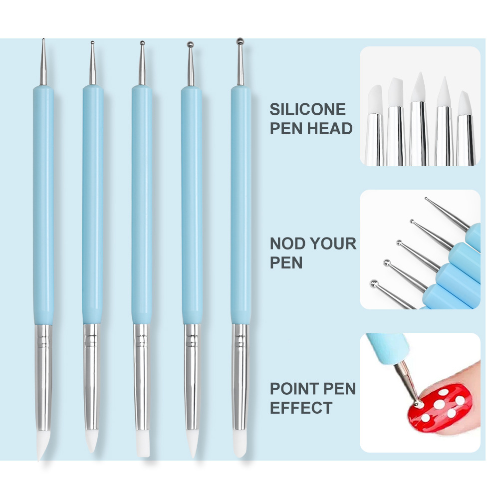 1/3/5/6/pcs/set Nail Art Brush - Nail Art Kaki บทวิจารณ์และราคา